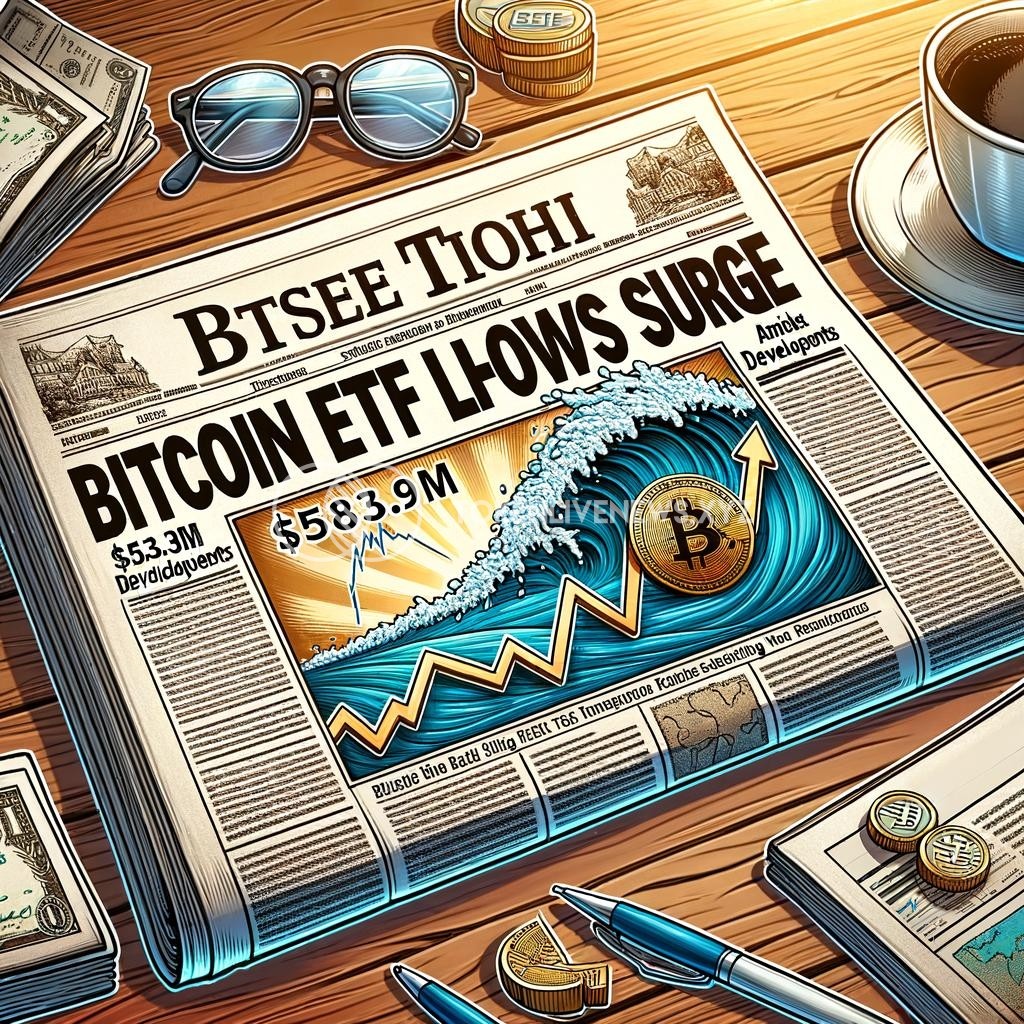 Bitcoin ETF Inflows Surge: $583.9M Amid Market Developments