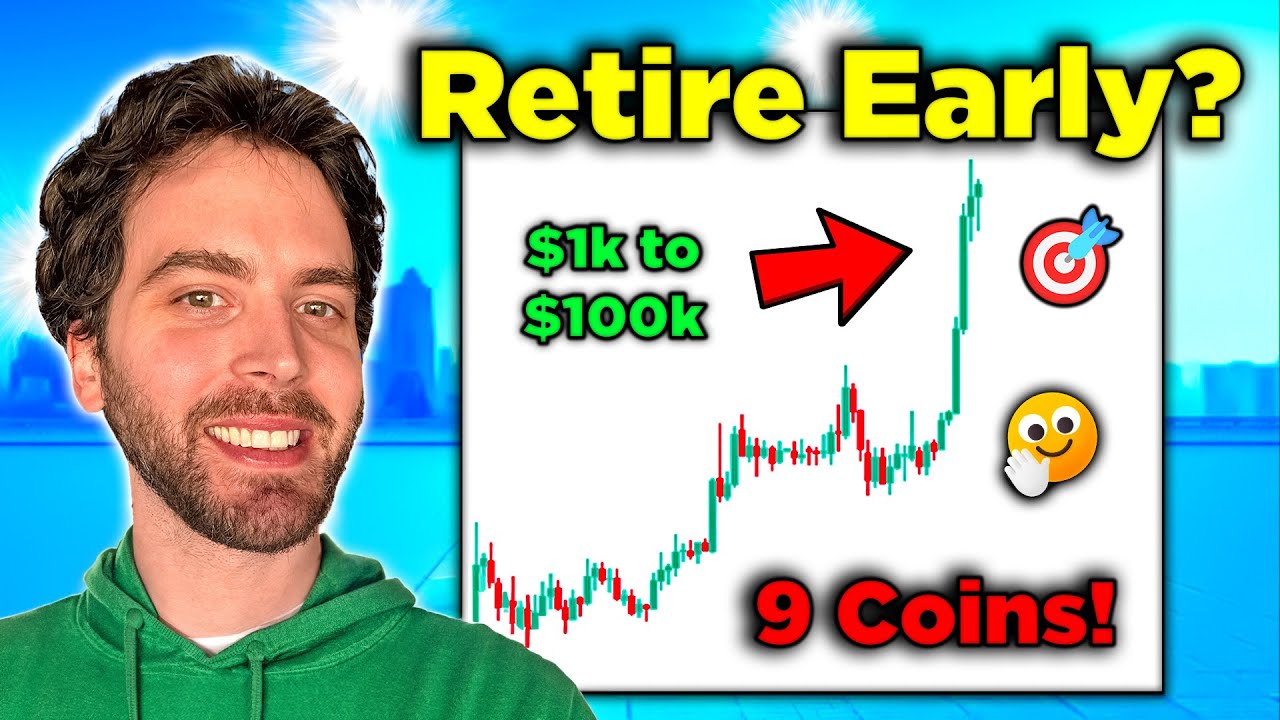 My 'Retire in 5 Years' Crypto Strategy: $1k to $100k | 9 NEW Low-Cap Altcoins!