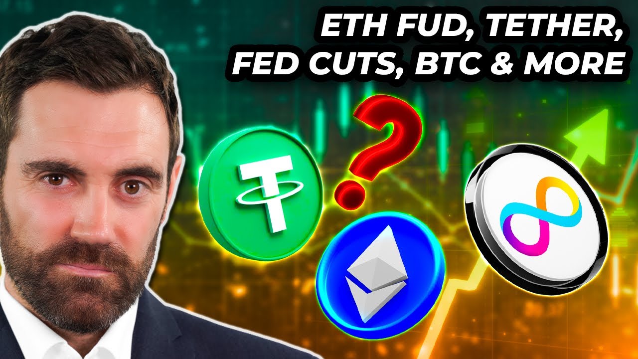 Crypto News: BTC, ETH FUD, Tether, ICP, INJ, Fed Cuts & MORE!!